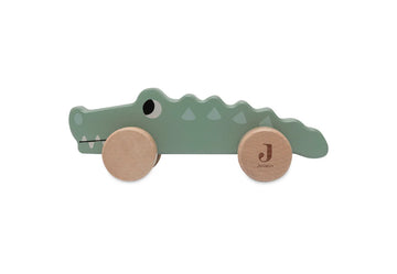 Jouet en bois à roulettes - Jungle Jambo - Crocodile