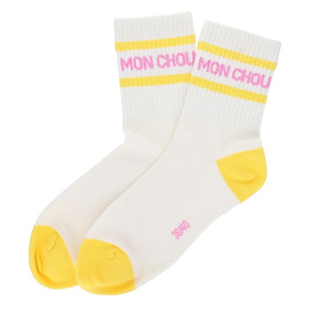 Chaussettes femme à message "MON CHOU"