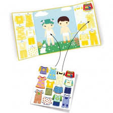 Stickers repositionnables « Les habits »