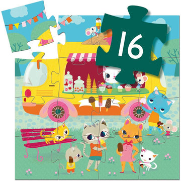 Puzzle Le glacier Djeco 16 pièces