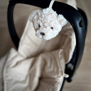 Peluche à Bruit Blanc Portable LOU – Idéale pour la Poussette et le Siège Auto