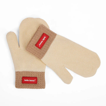 Moufles bicolores 1-2 ans