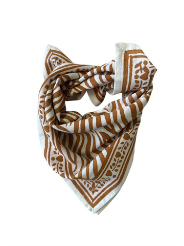 Foulard zèbre 50x50 cm