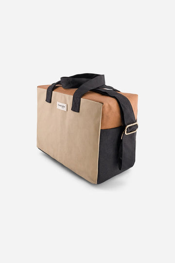 SAUVAL LE CITY BAG Coton recyclé ciré "Manhattan"