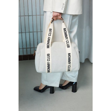 Mommy Club Sac à Langer - Signature - Canvas - Off White