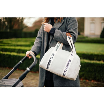 Mommy Club Sac à Langer - Signature - Canvas - Off White