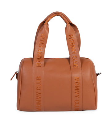 MOMMY CLUB SAC À LANGER - SIGNATURE - CUIR VEGAN - BRUN