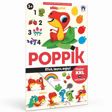 POSTER MATERNELLE + 60 STICKERS PREMIERS APPRENTISSAGES (3-6 ANS)