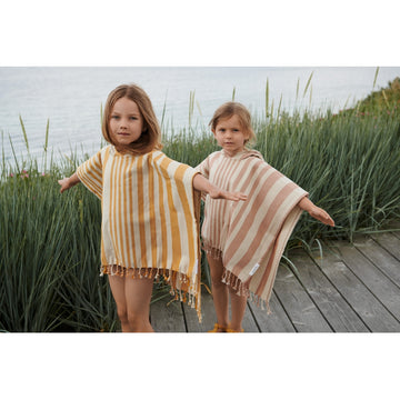 Poncho roomie - Tuscany rose/sandy ( liste clémence et Corentin )