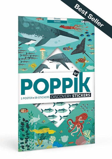 Puzzle en stickers - Océans (5 à 12 ans)