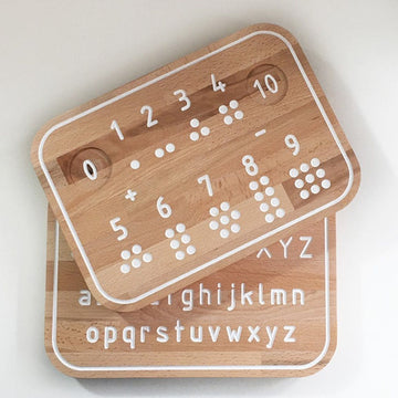 Planche de traçage Montessori - Version Chiffres