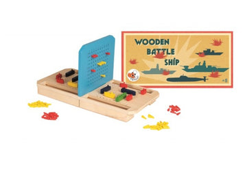 Jeu de bataille naval en bois