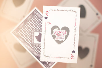 Cartes à Gratter Annonce " Fille" - Pack 5