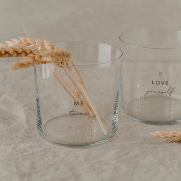 Verre (set de 2 verres Self love)