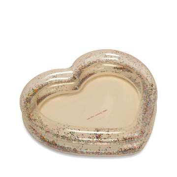 Piscine heart - transparent cream