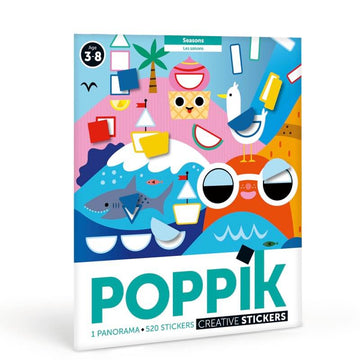 Puzzle en stickers - Saisons (3 à 6 ans)