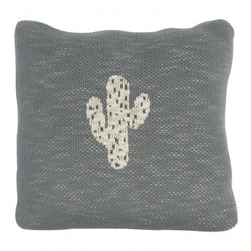 TRICOT COUSSIN- 30*30 CM - cactus