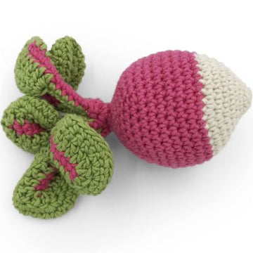 LE RADIS - HOCHET POUR BÉBÉ EN COTON BIO