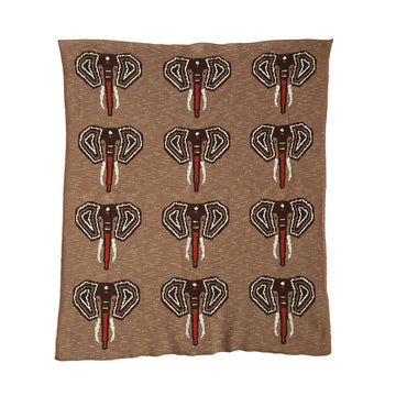 TRICOT COUVERTURE- ON THE GO - éléphant