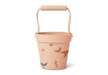 Seau de plage - sea creature rose