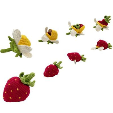 LA FRAISE - JOUET RÉVERSIBLE EN COTON BIO