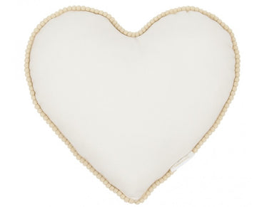 Coussin coeur boho