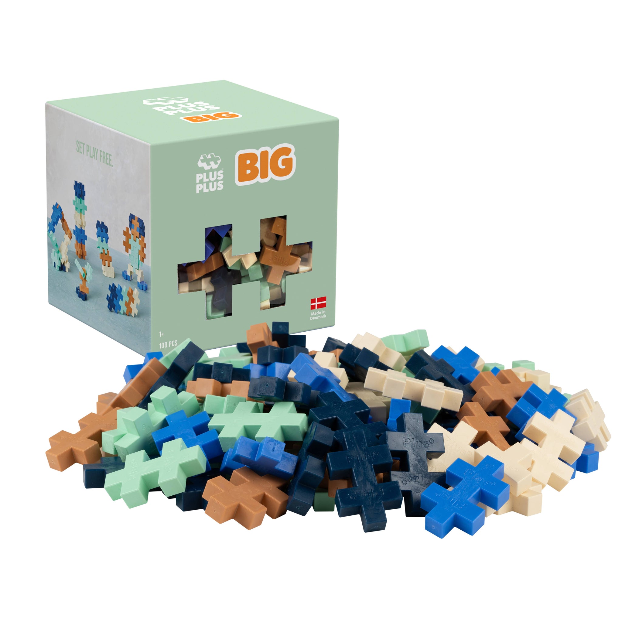Recharge BIG 100 Pcs - Jeu De Construction - PLUS PLUS
