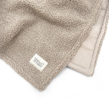 Couverture polaire large latte doodle