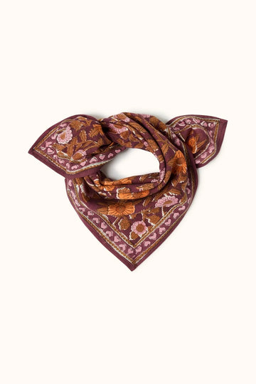Foulard latika coeur truffe petit et grand format