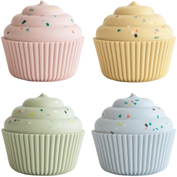 Lot de 4 jouets de bain Cupcake Mix and Max