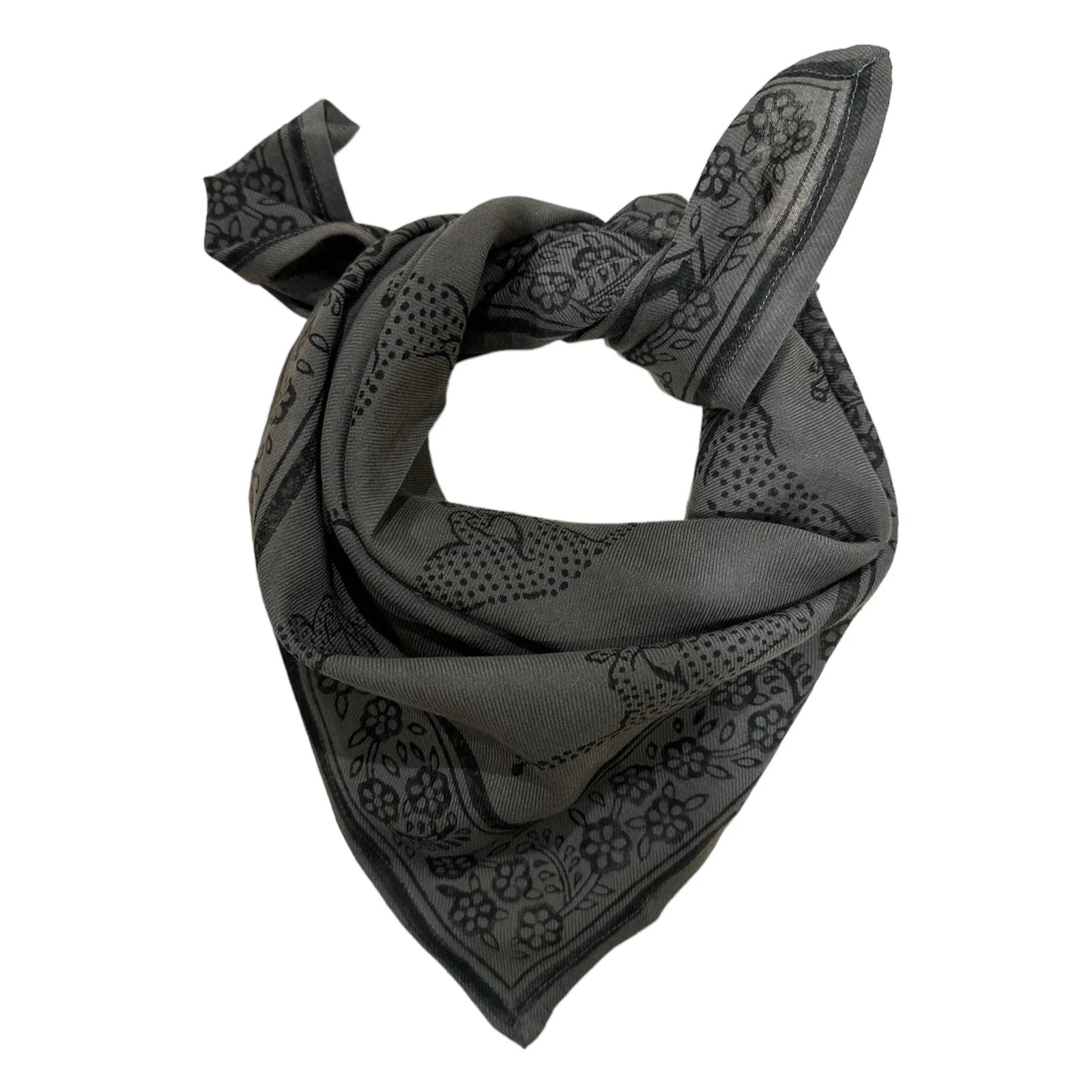 Foulard Léo charbon