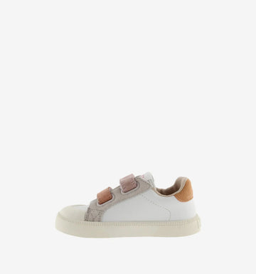 Basket OLIVER SCRATCHS BAREFOOT EFFET CUIR & DAIM - ROSA