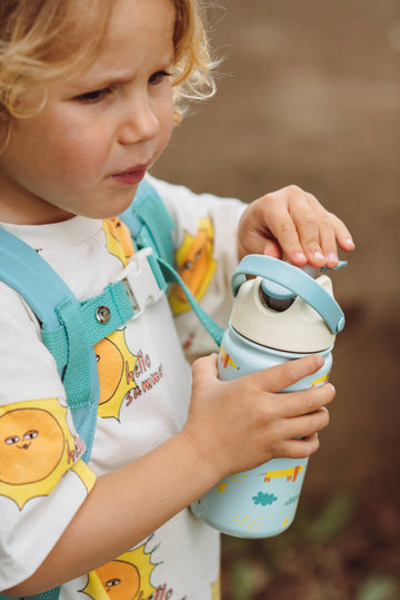 Bouteille isotherme en acier inoxydable pour enfants Teckel