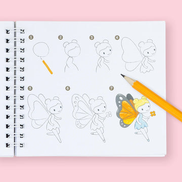 Apprends à dessiner -conte de fée fantastique