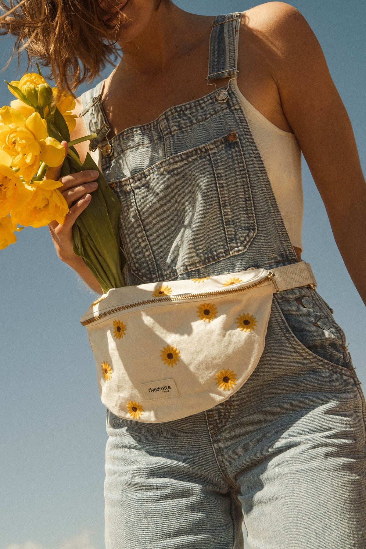 CUSTINE LE SAC BANANE Coton recyclé Tournesol