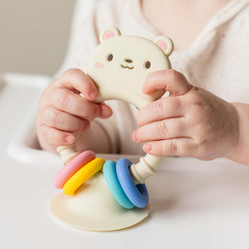 Jouet chaise haute silicone