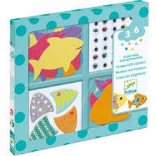 Coffret créer avec des gommettes