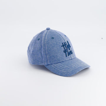 Casquette enfant en denim bleu «  High  Five « 