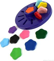 12 crayons fleurs pour les petits