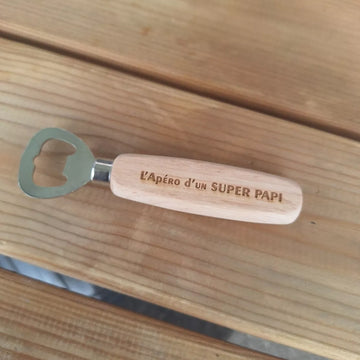 Décapsuleur L'Apéro d'un super Papi ou Parrain