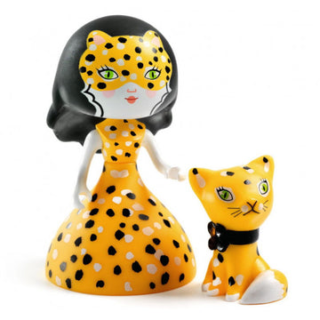 Figurine Féline & Léo Djeco