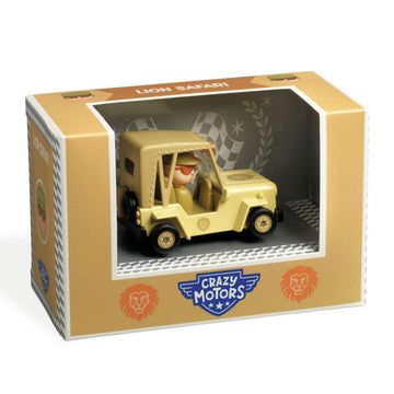 Voiture Lion Safari crazy motors