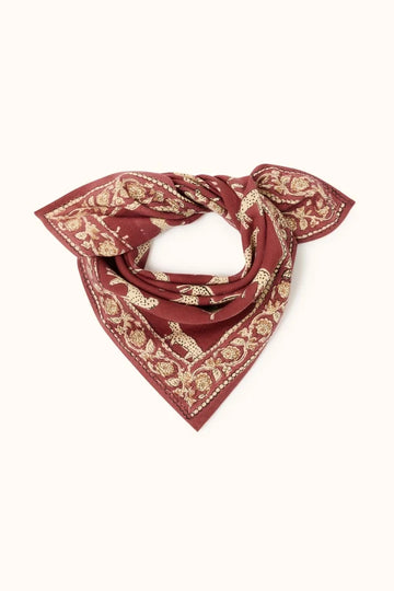 Foulard manika Bengale Dalhia petit format