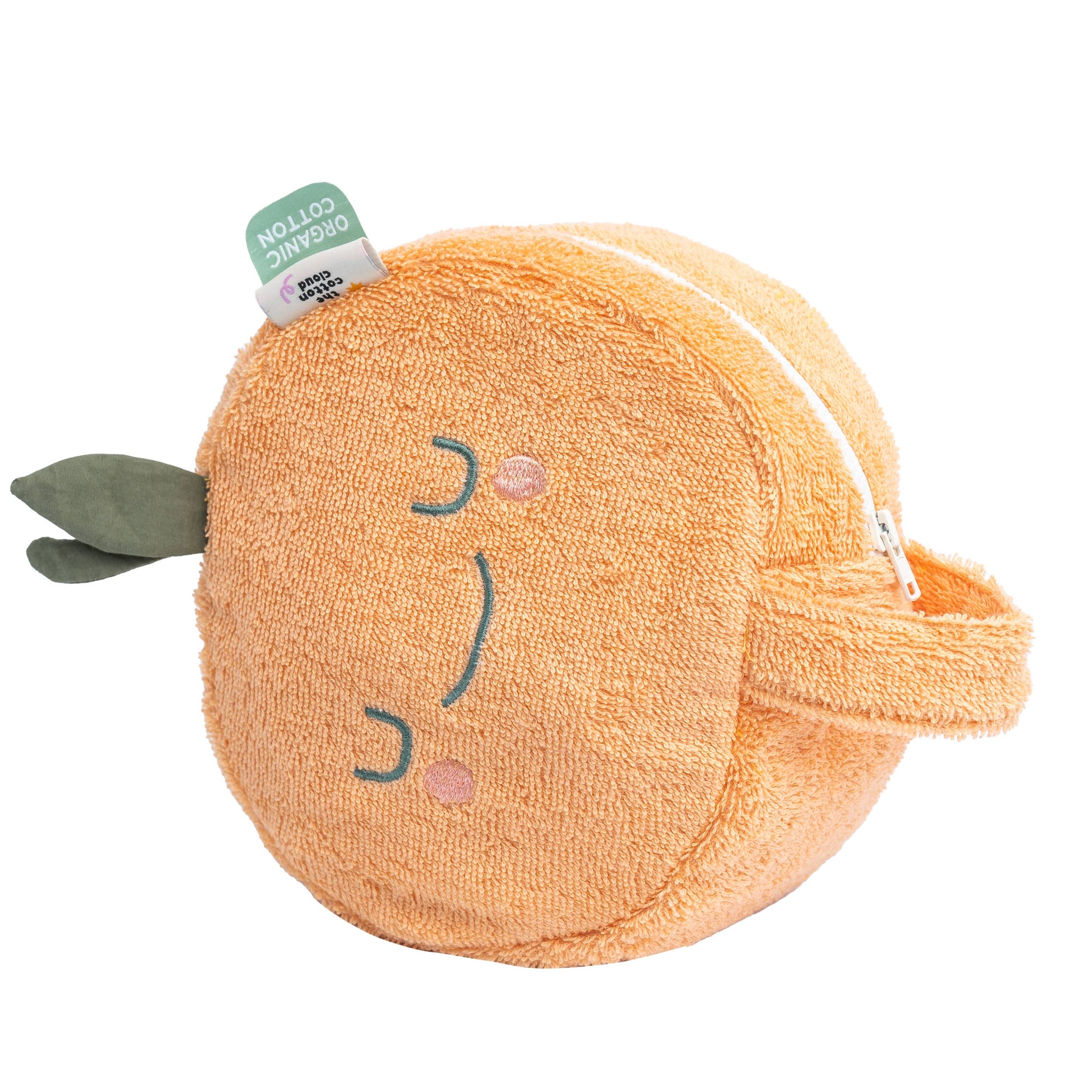 Étui en coton Terry Mady Mandarine