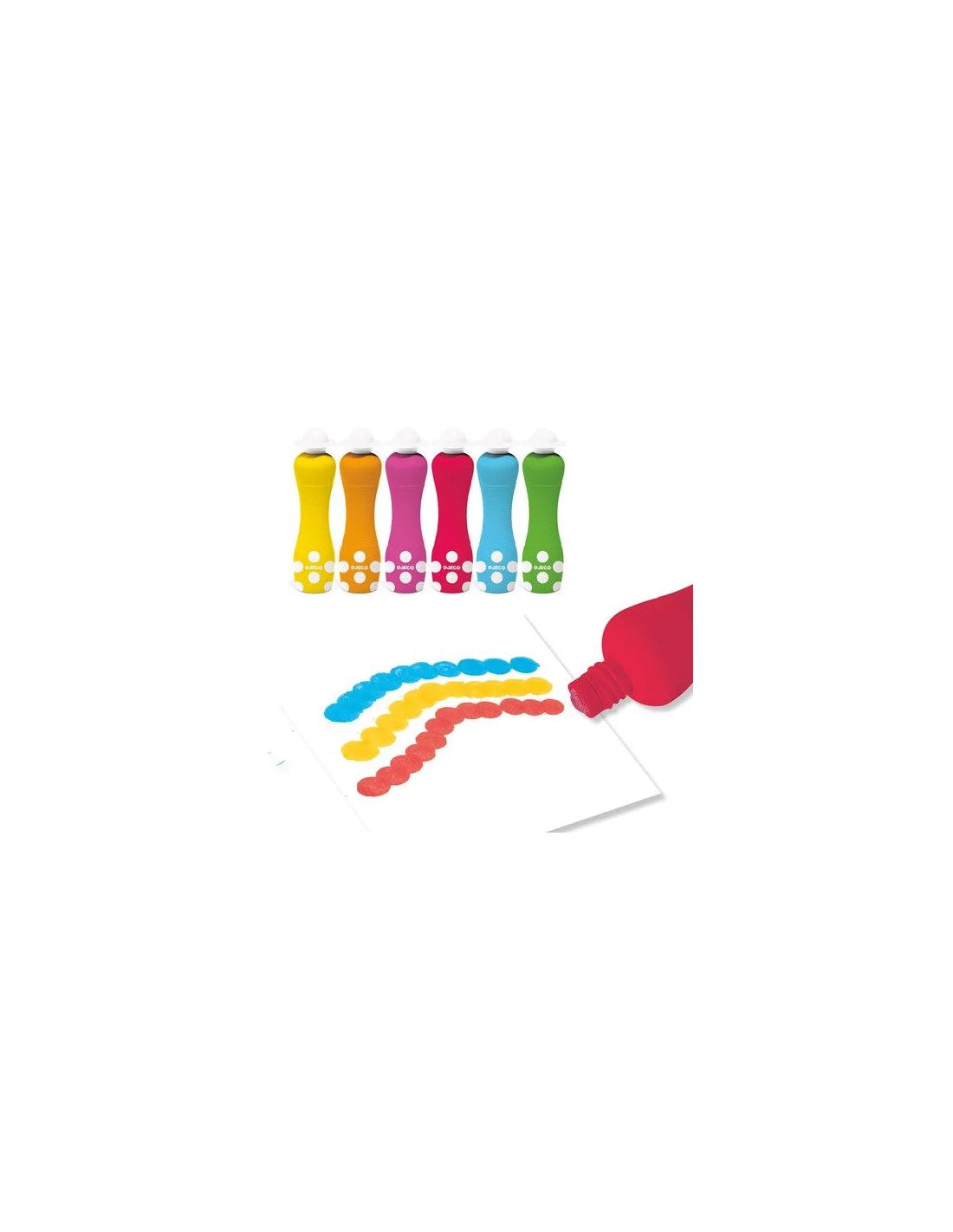 6 marqueurs mousse DJECO