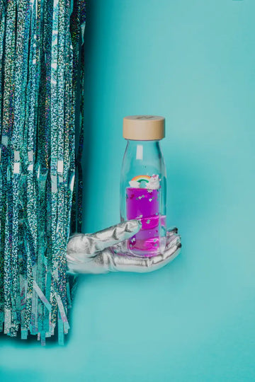 Bouteille sensorielle licorne