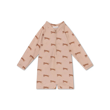 Maillot de bain UV léopard 6/12 mois
