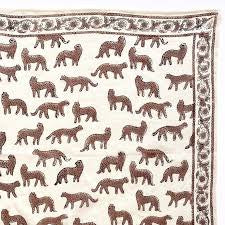 Foulard Bengale latte  Apaches 100x100cm