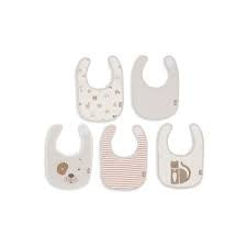 Lot de 5 bavoirs imperméables