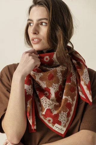 Grand foulard Zinnia Fiesta